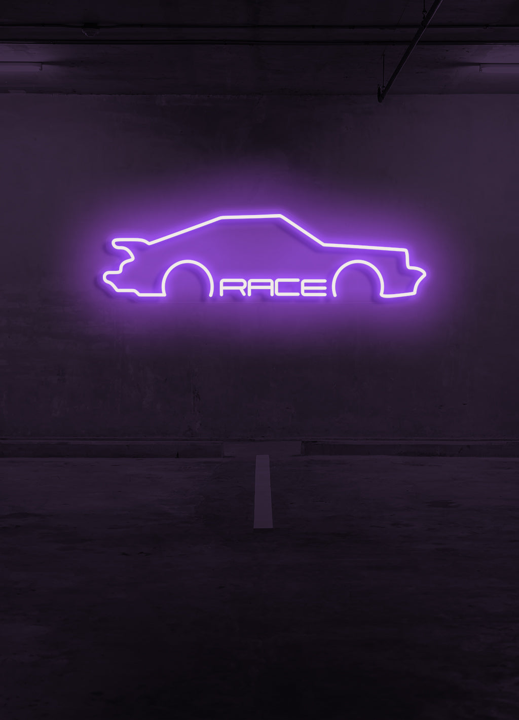 Race - LED Neon skilt