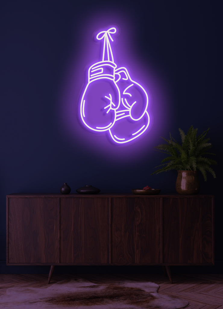Boxing gloves - LED Neon skilt