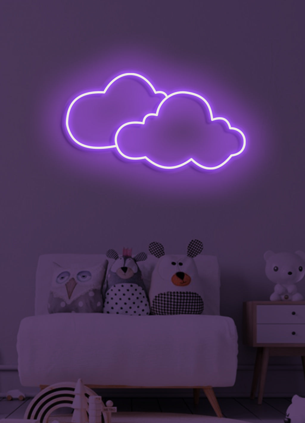 Clouds - LED Neon skilt