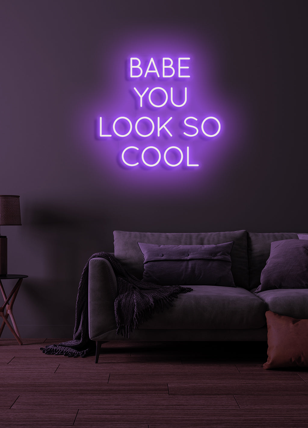 Babe you look so cool - LED Neon skilt