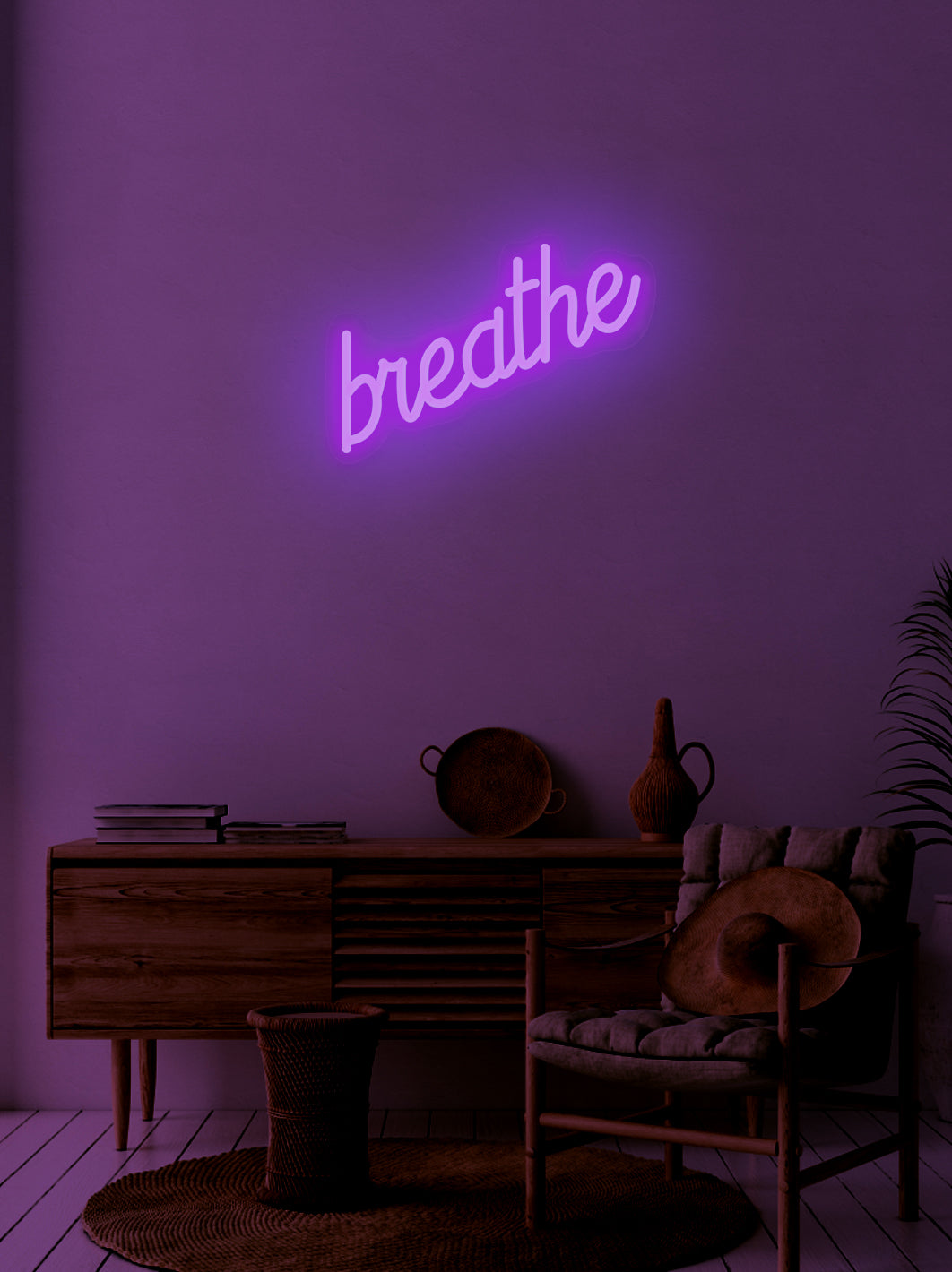 Breathe - LED Neon skilt