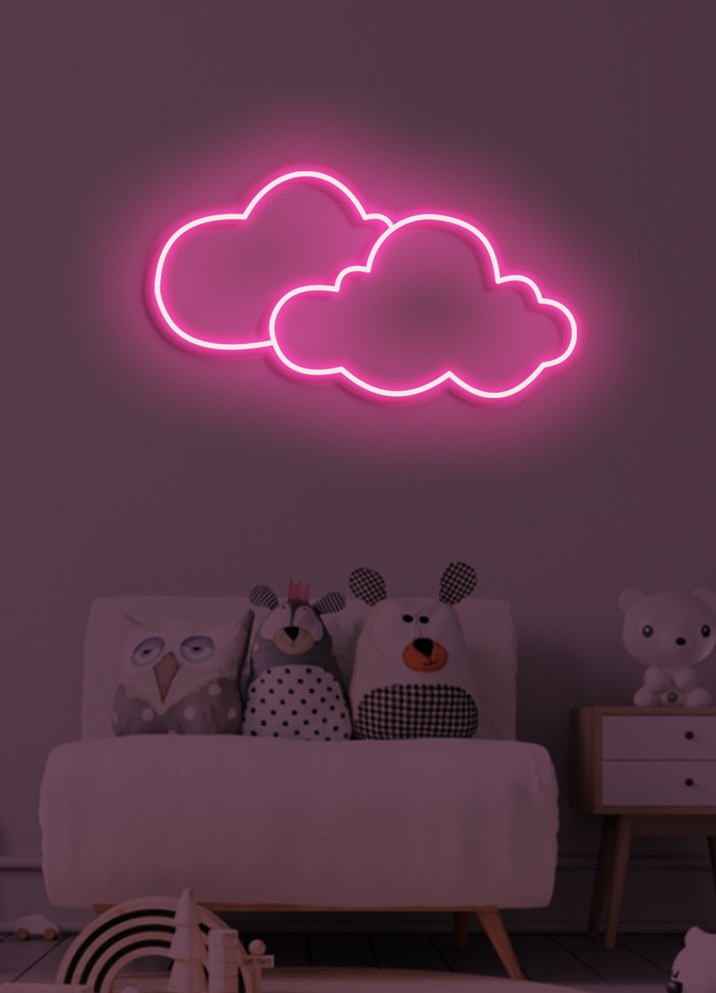 Moln - LED Neon skilt