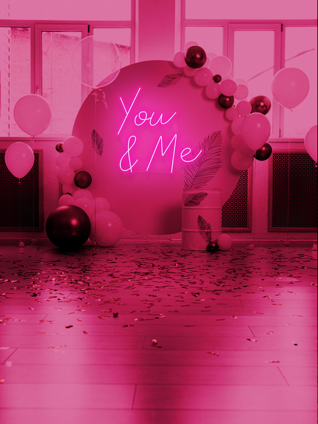 You & me - LED Neon skilt