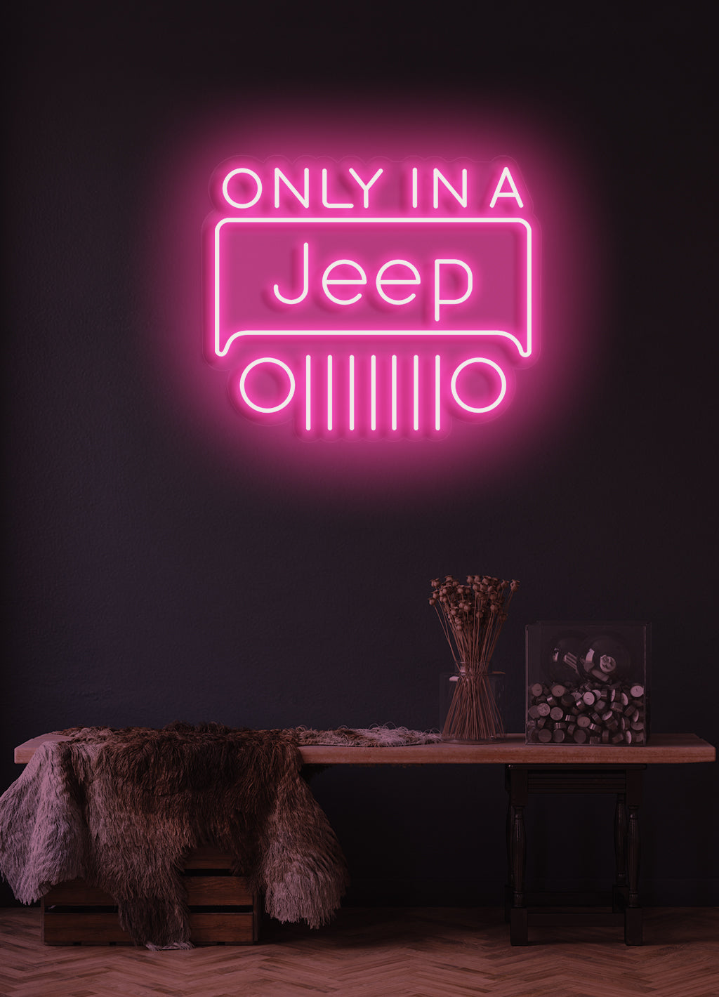 Endast i Jeep - LED Neon skilt