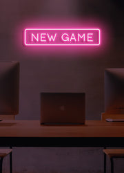 NEW GAME - LED Neon skilt