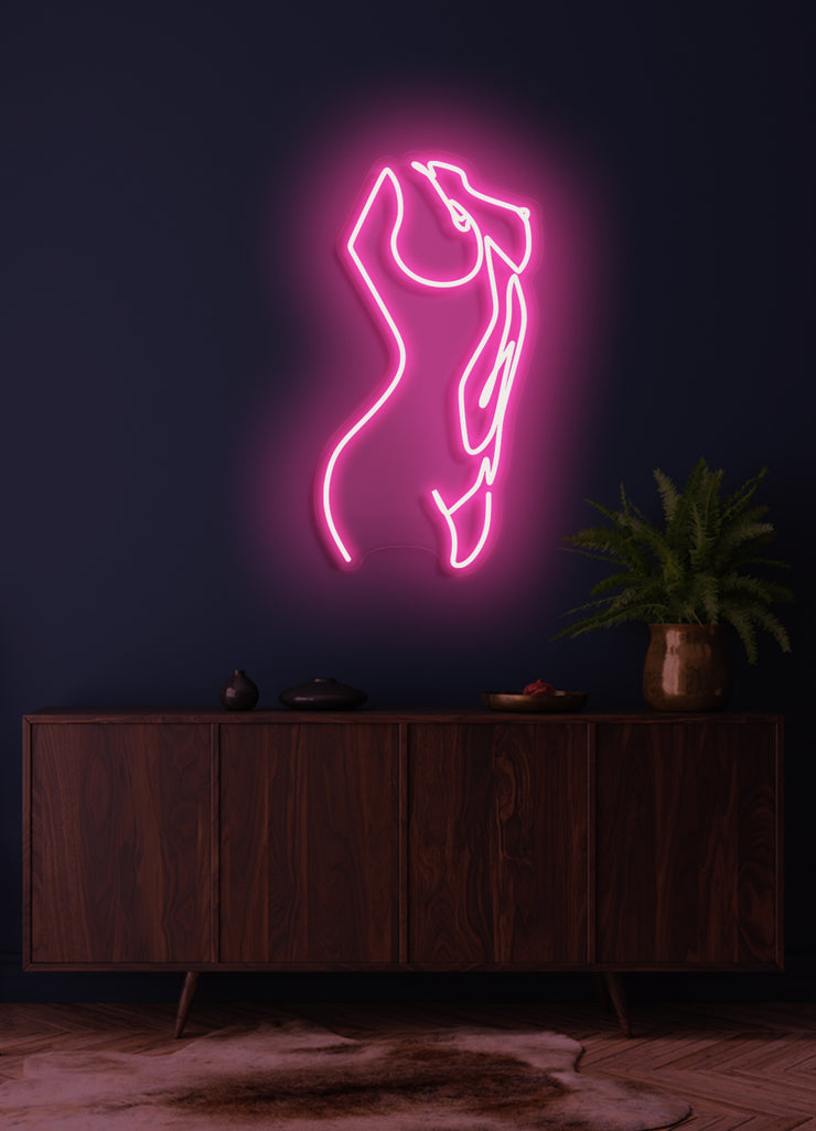 The lady - LED Neon skilt