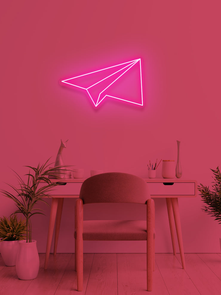 Paper plane - LED Neon skilt