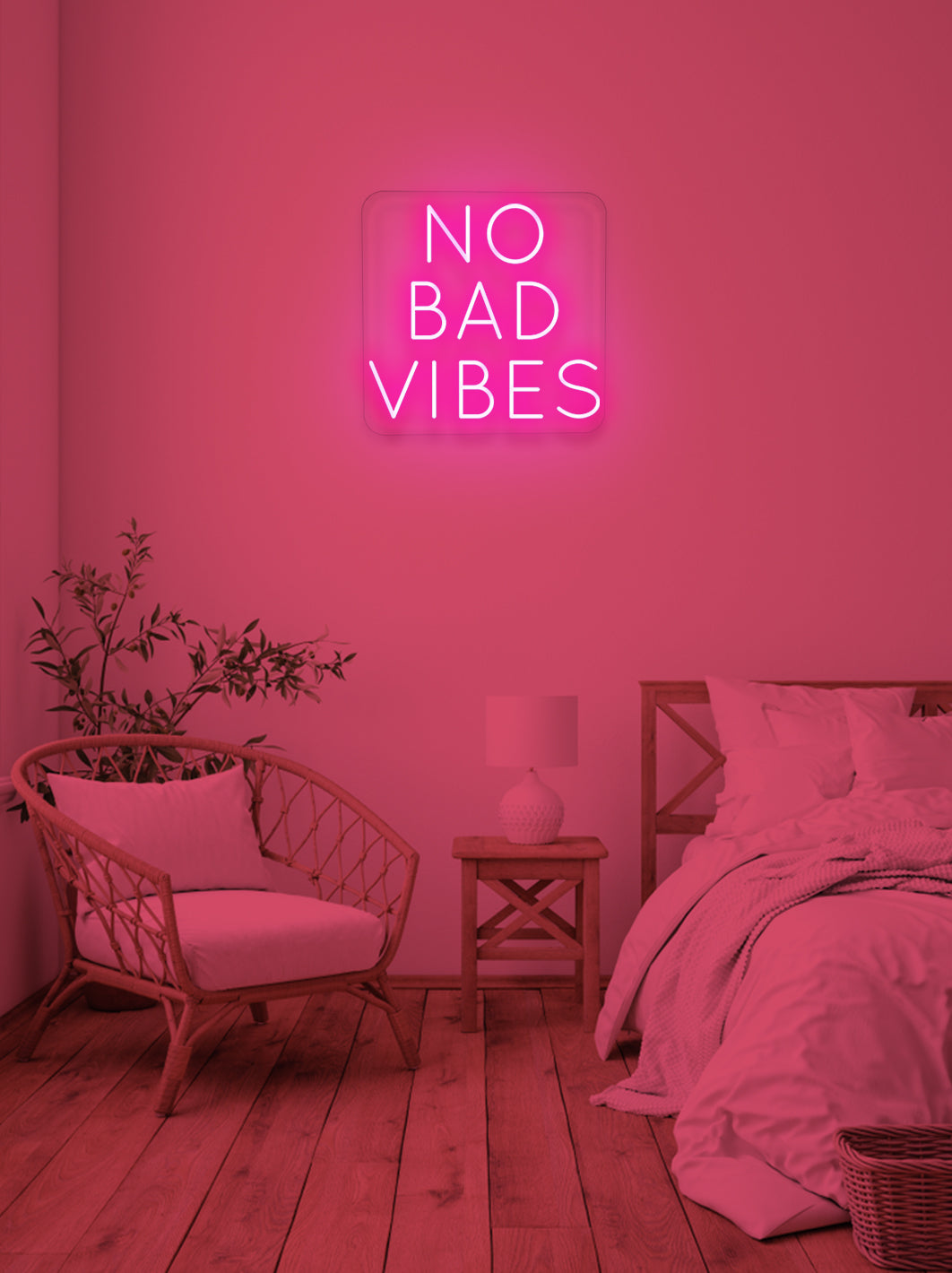 No bad vibes - LED Neon skilt