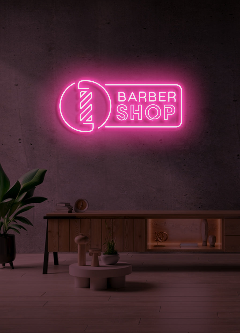 Barber shop - LED Neon skilt