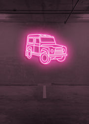 Offroad car - LED Neon skilt