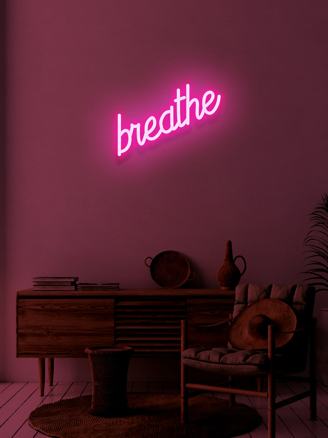 Breathe - LED Neon skilt