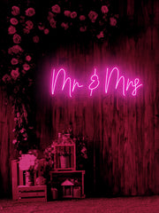 Mr & Mrs - LED Neon skilt