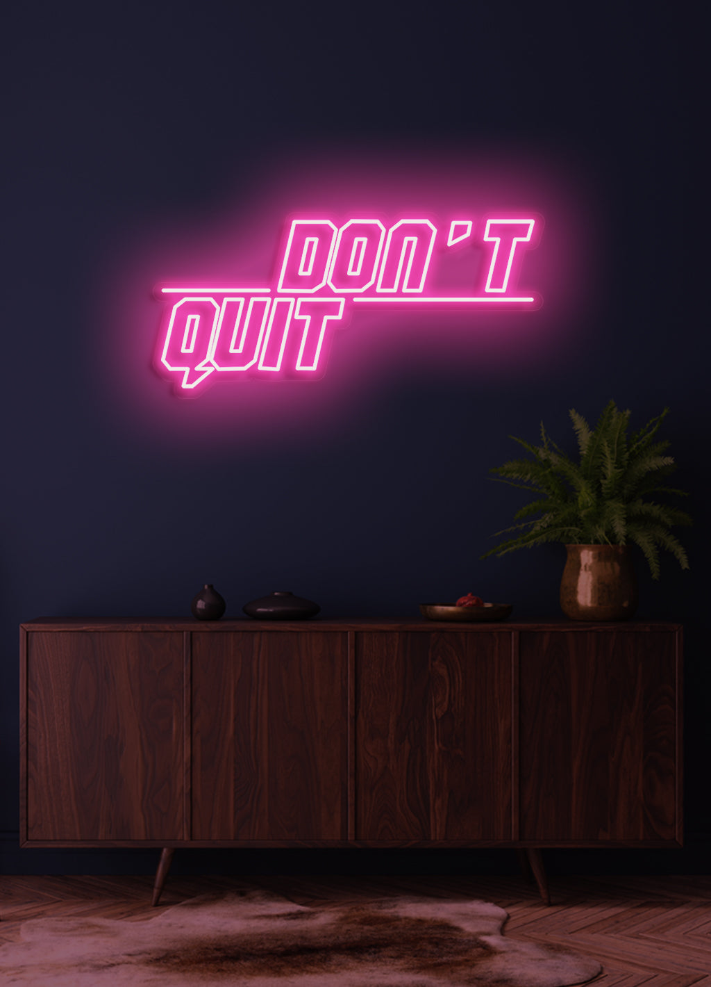 Don't quit - LED Neon skilt