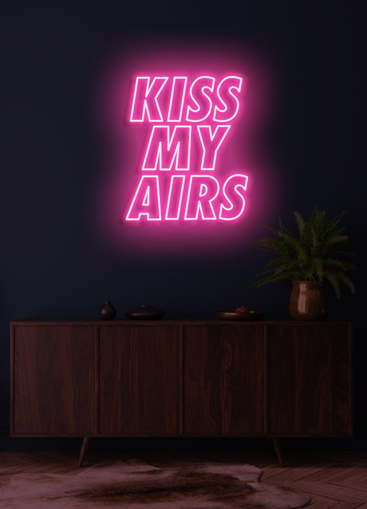 Kiss My Airs - LED Neon skilt