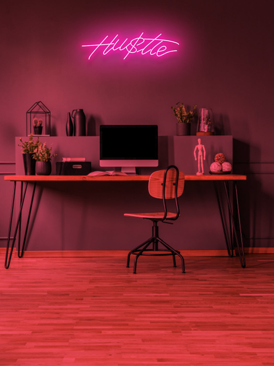 Hustle - LED Neon skilt