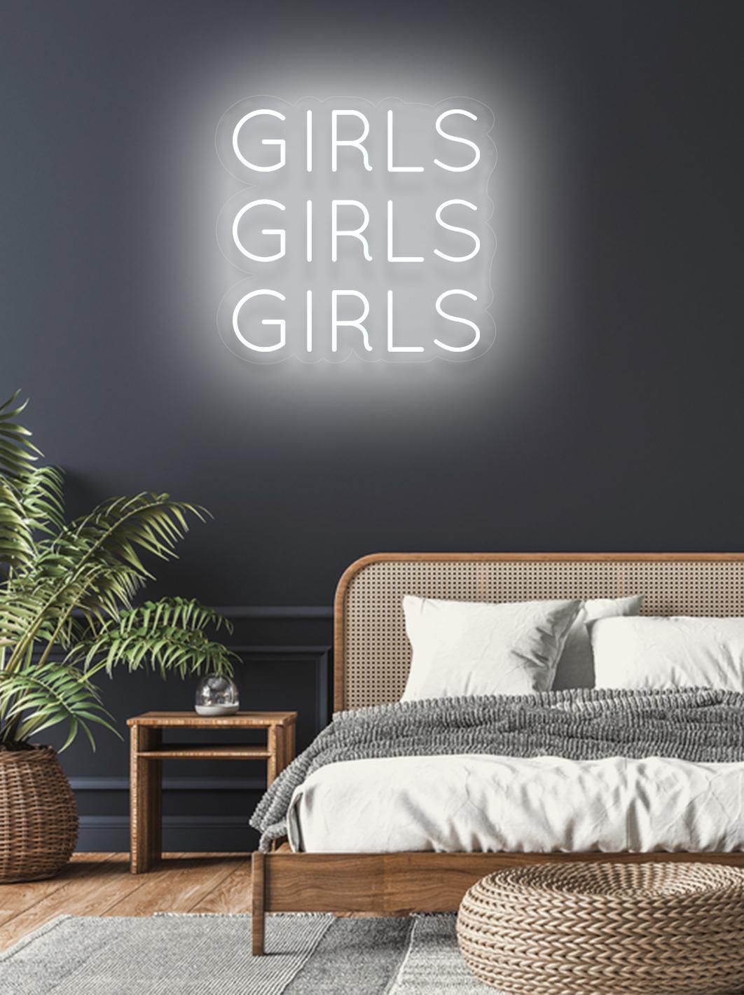 Girls Girls Girls - LED Neon skilt