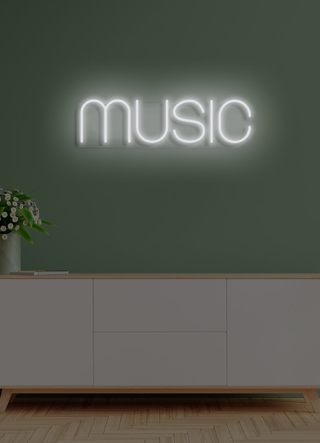 Music - LED Neon skilt