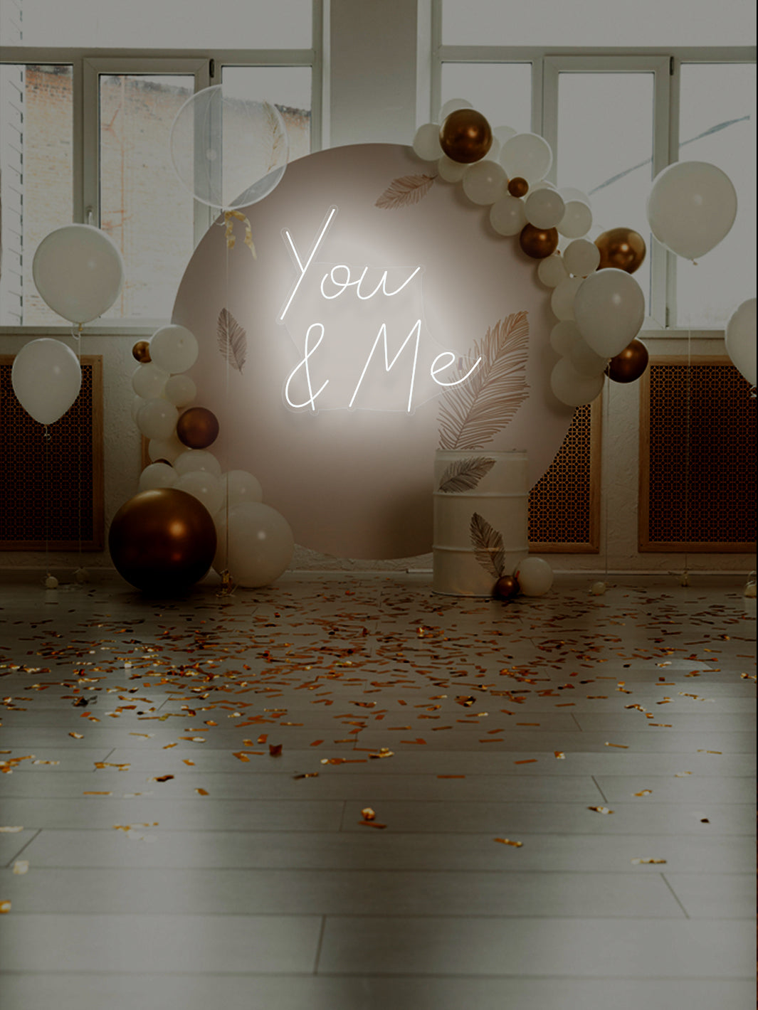 You & me - LED Neon skilt