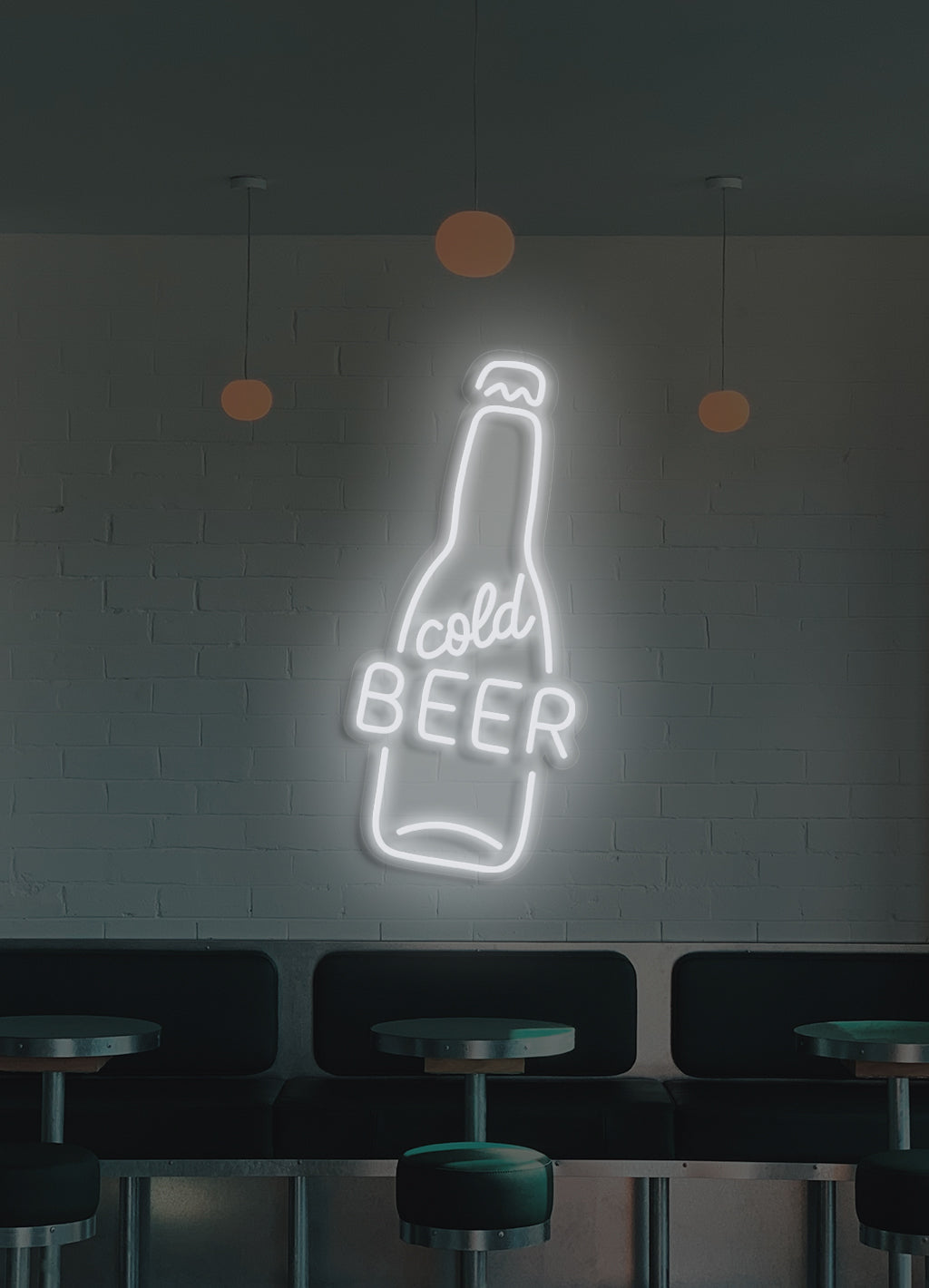 Cold beer - LED Neon skilt