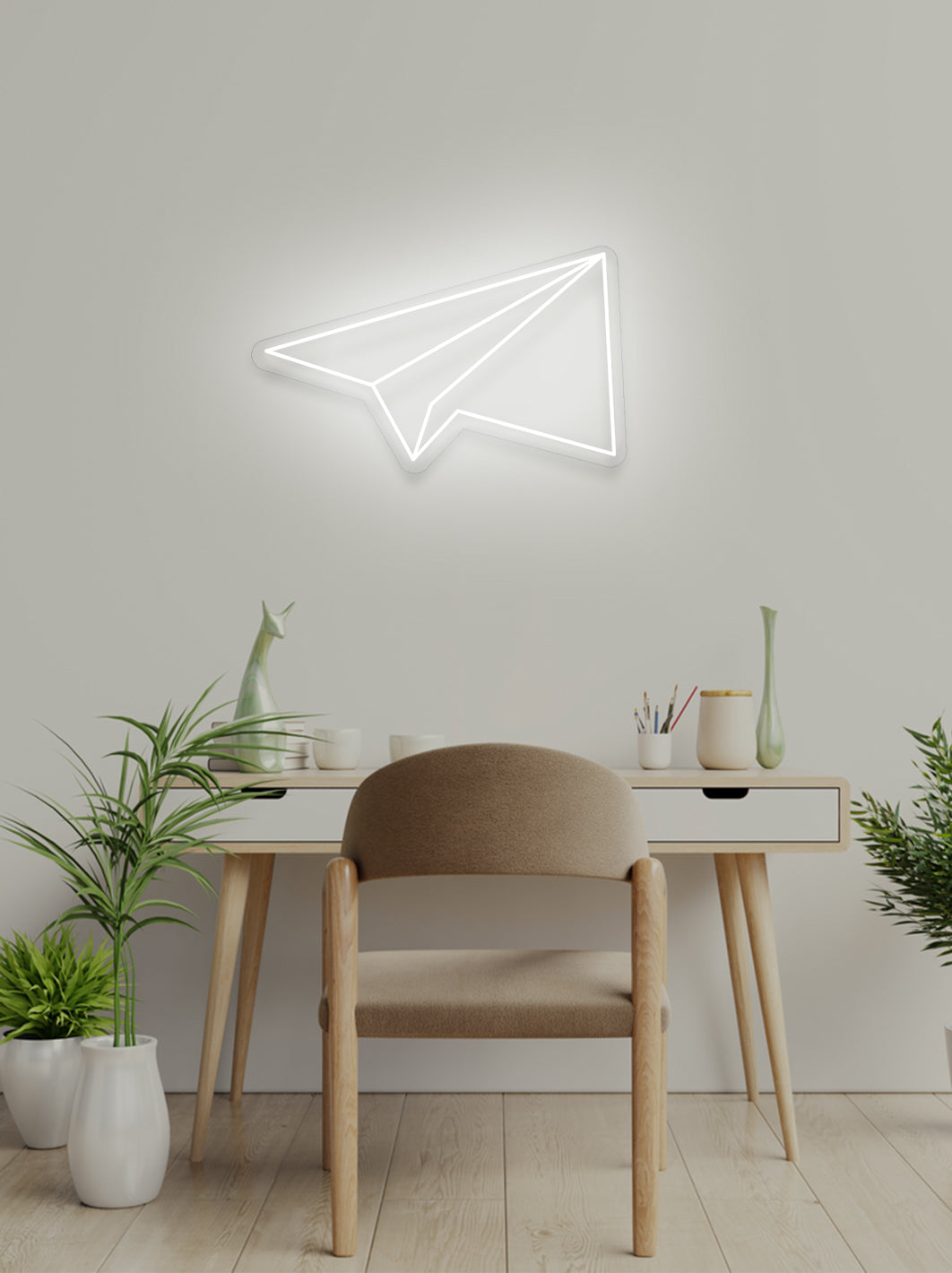 Paper plane - LED Neon skilt