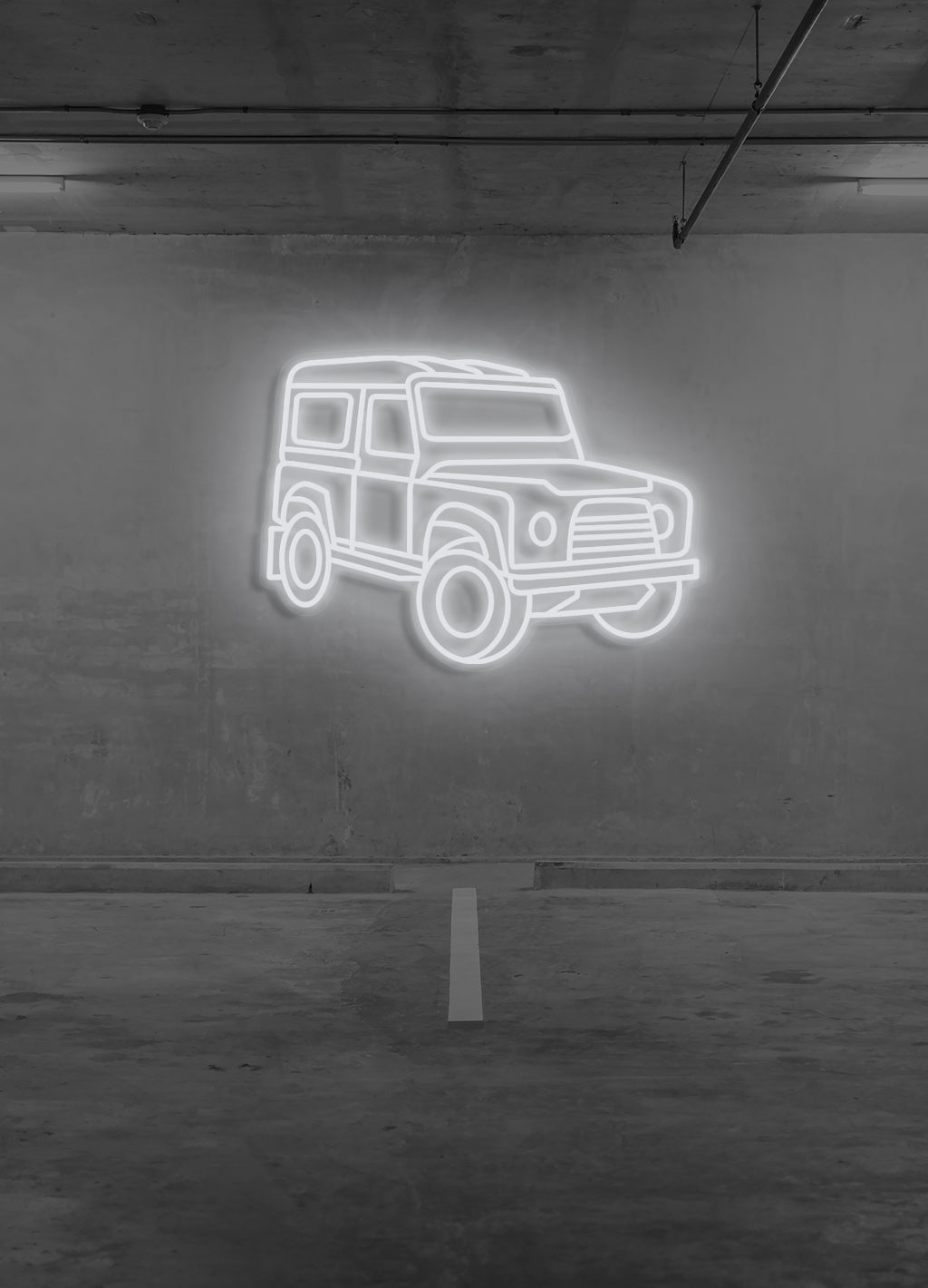 Offroad car - LED Neon skilt