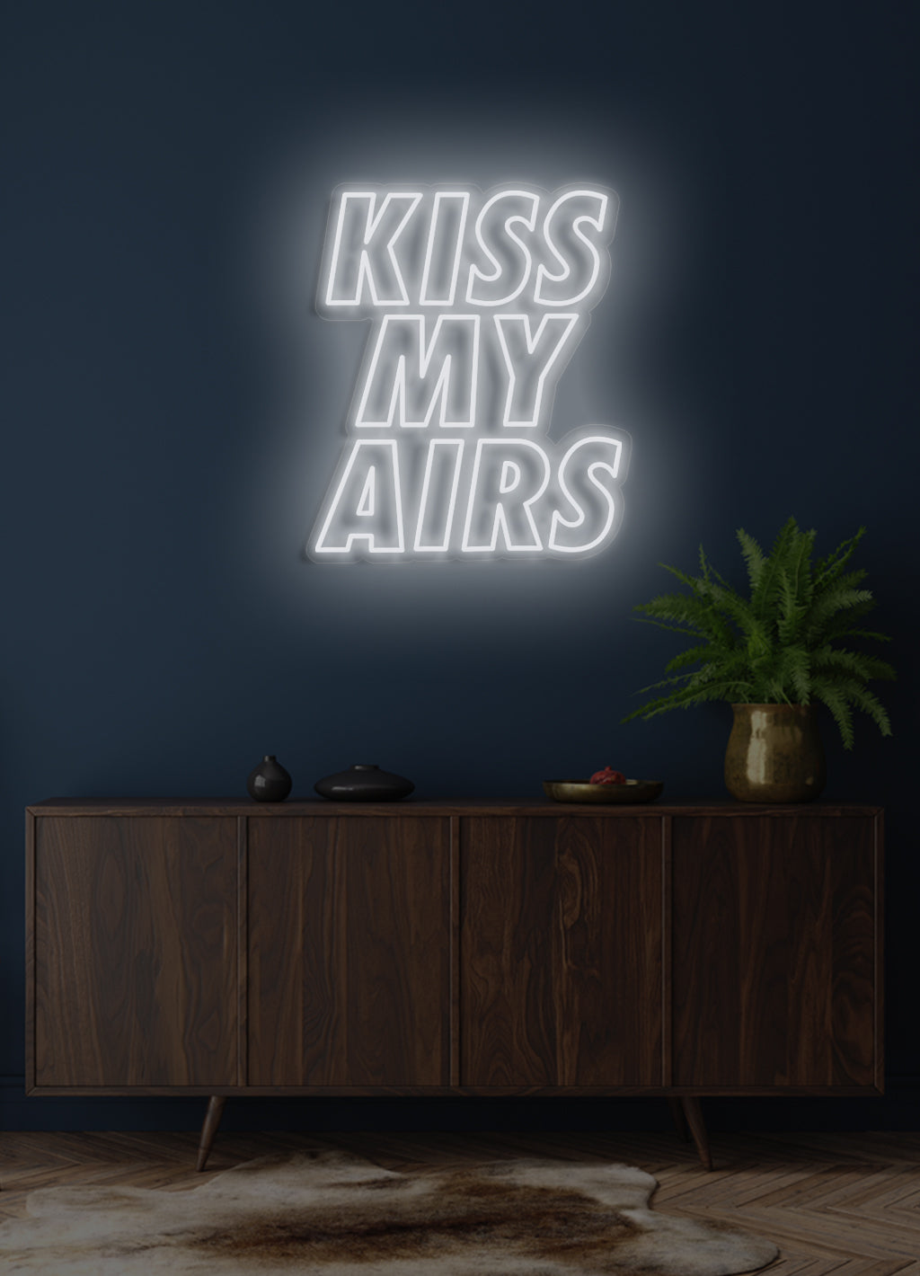 Kiss My Airs - LED Neon skilt