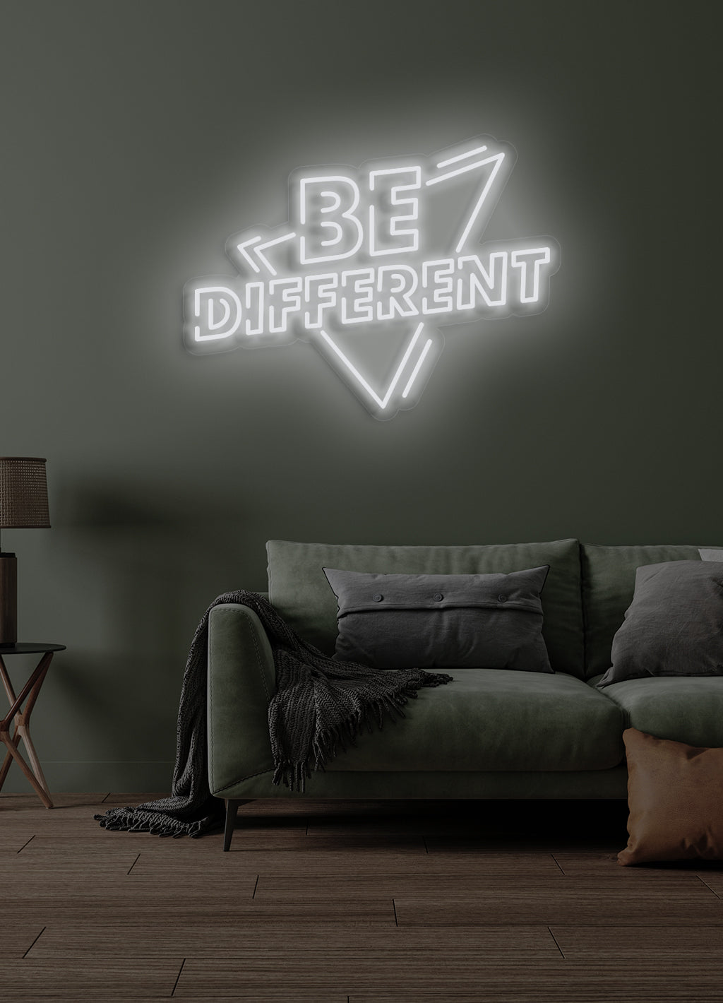 Be different - LED Neon skilt