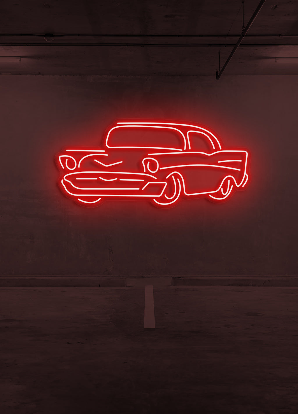 Retro car - LED Neon skilt