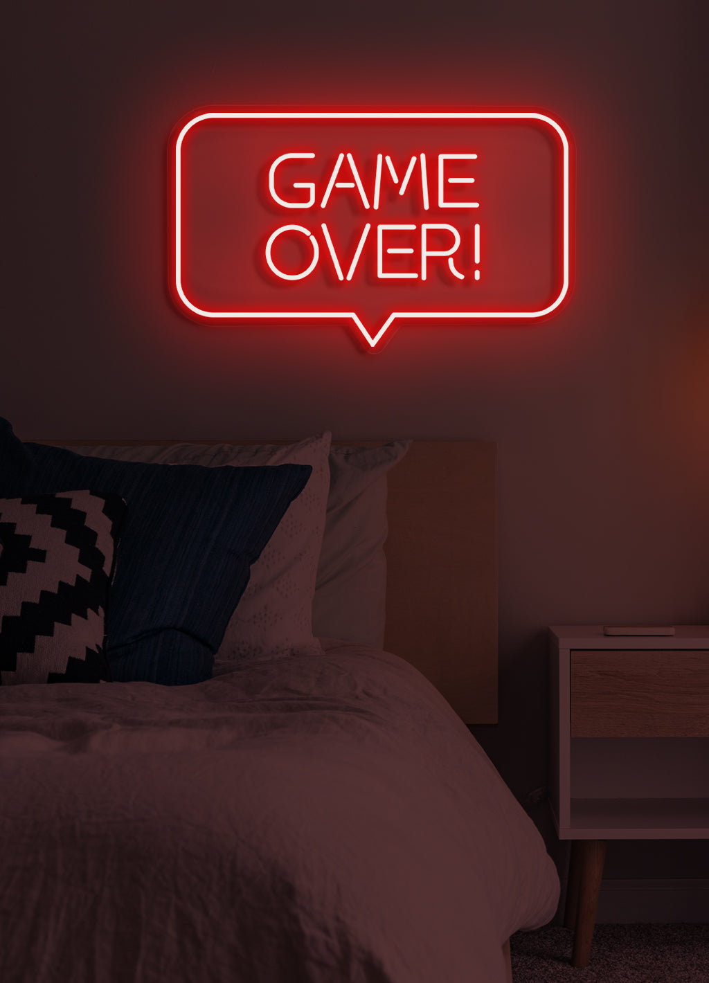 Game over - LED Neon skilt