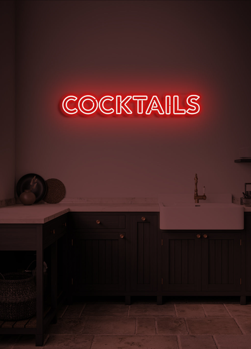 Cocktails - LED neonskylt