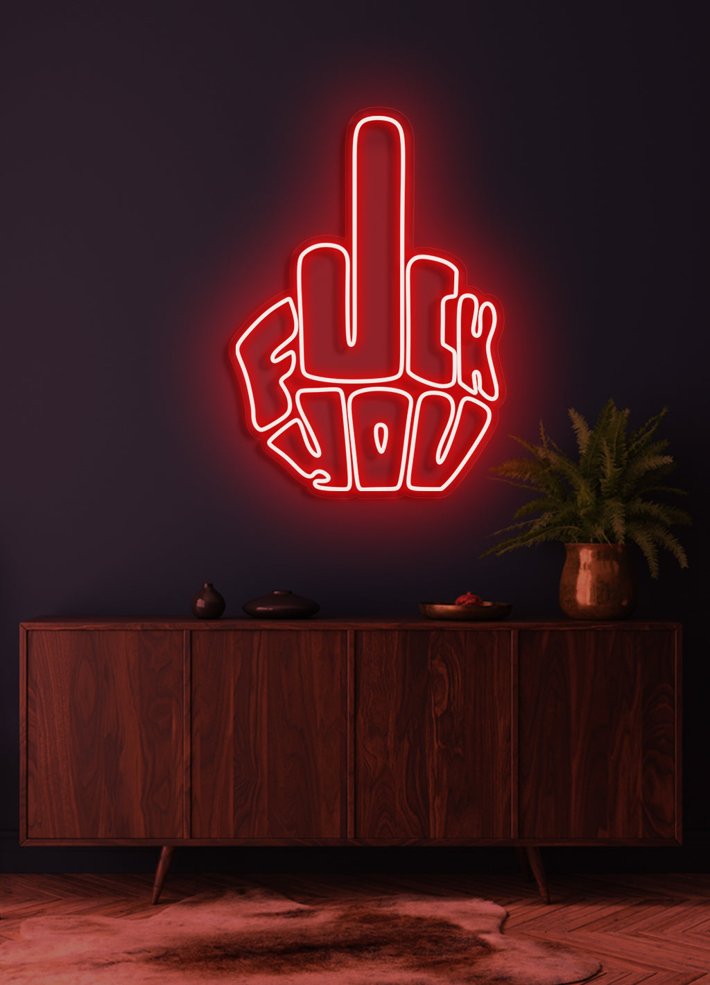 F*ck you - LED Neon skilt