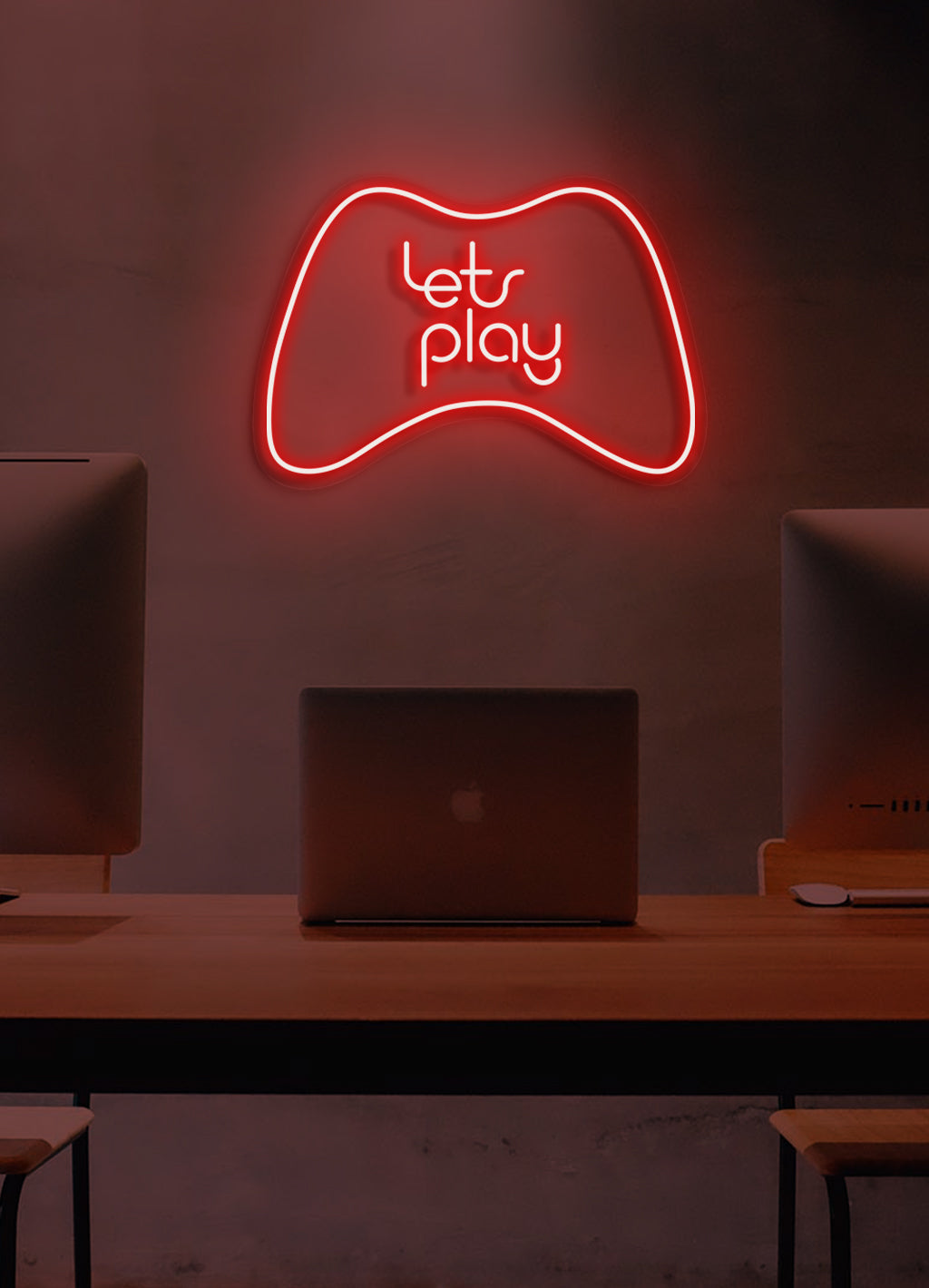 Låt oss spela - LED Neon skilt