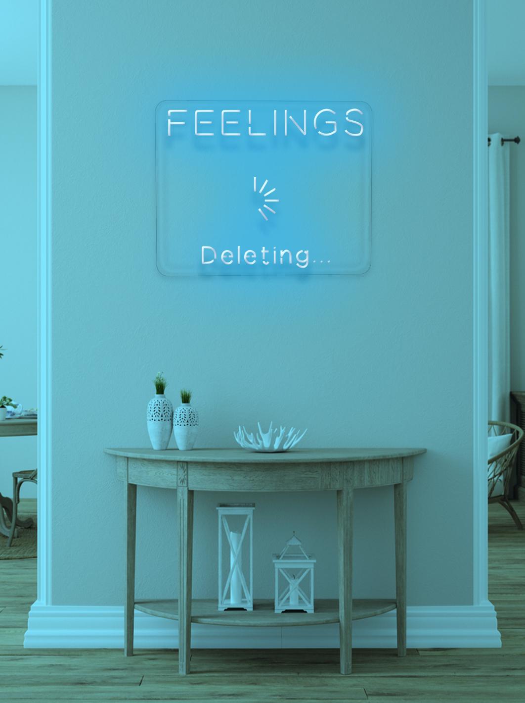 Feelings deleting - LED Neon skilt