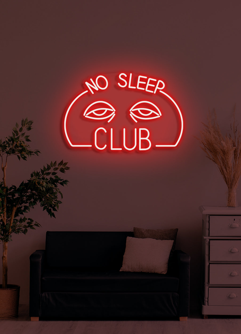 No sleep club - LED Neon skilt