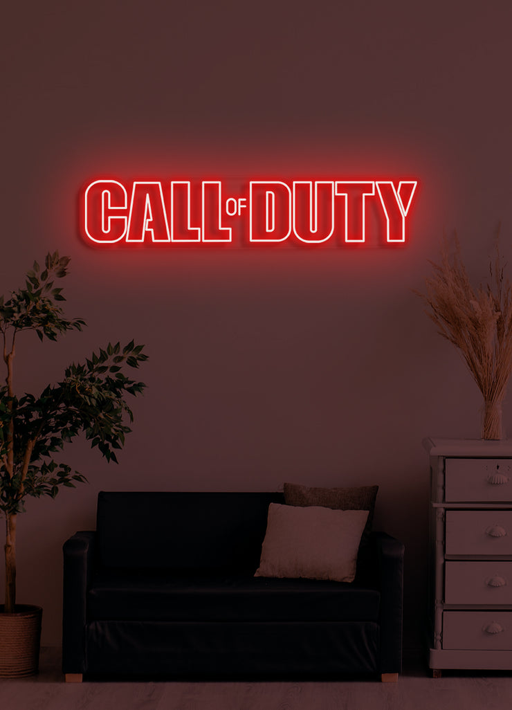Call of Duty - LED Neon skilt