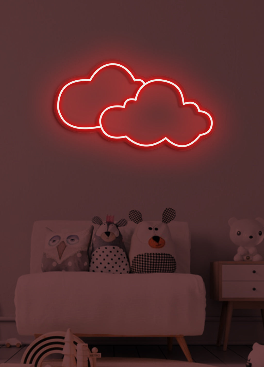 Clouds - LED Neon skilt