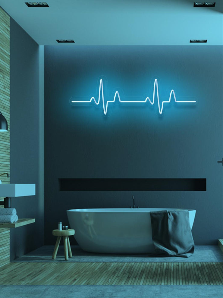 Heart beat - LED Neon skilt