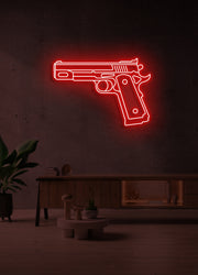 Gun - LED Neon skilt