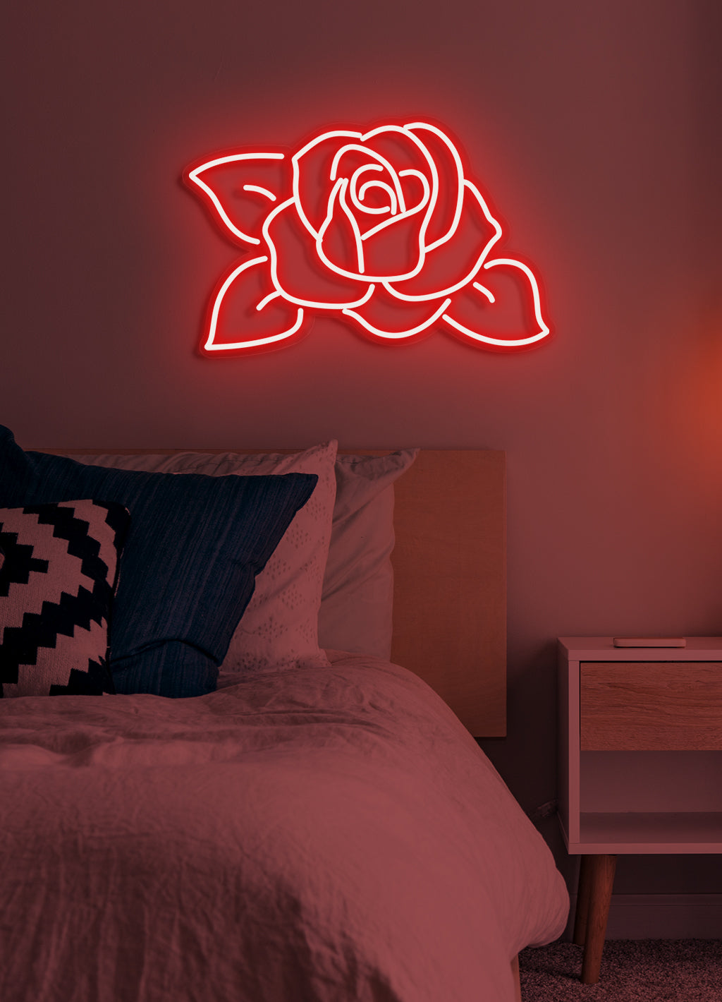 Rose - LED neonskylt