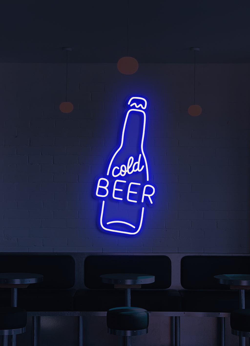 Cold beer - LED Neon skilt