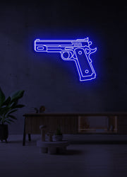Gun - LED Neon skilt