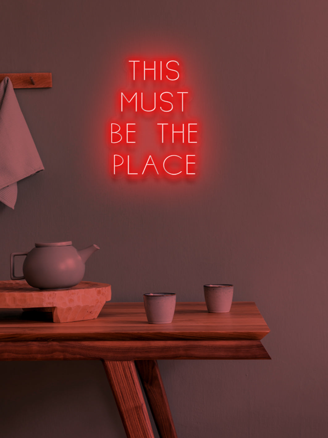 This must be the place - LED Neon skilt