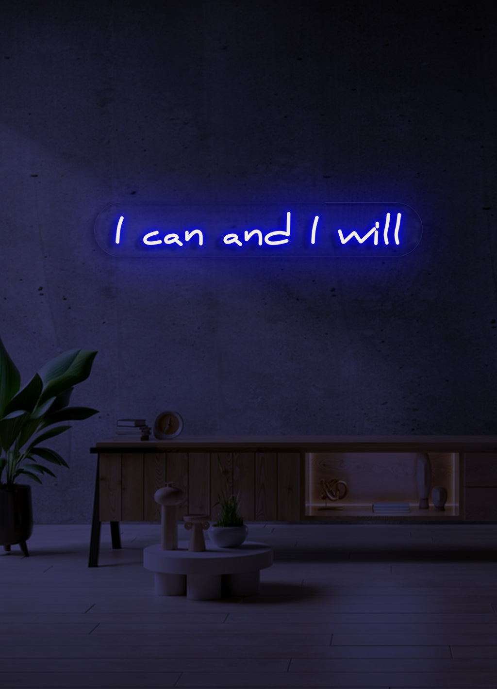 Jag kan och jag kommer - LED Neon skilt