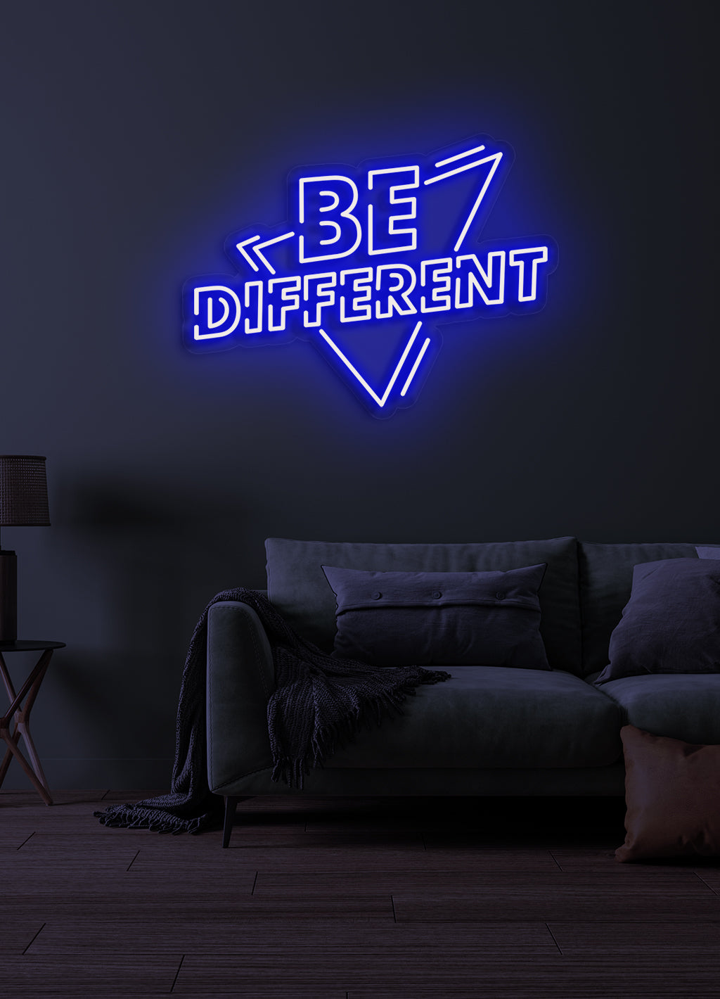 Be different - LED Neon skilt