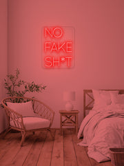No fake sh*t - LED Neon skilt