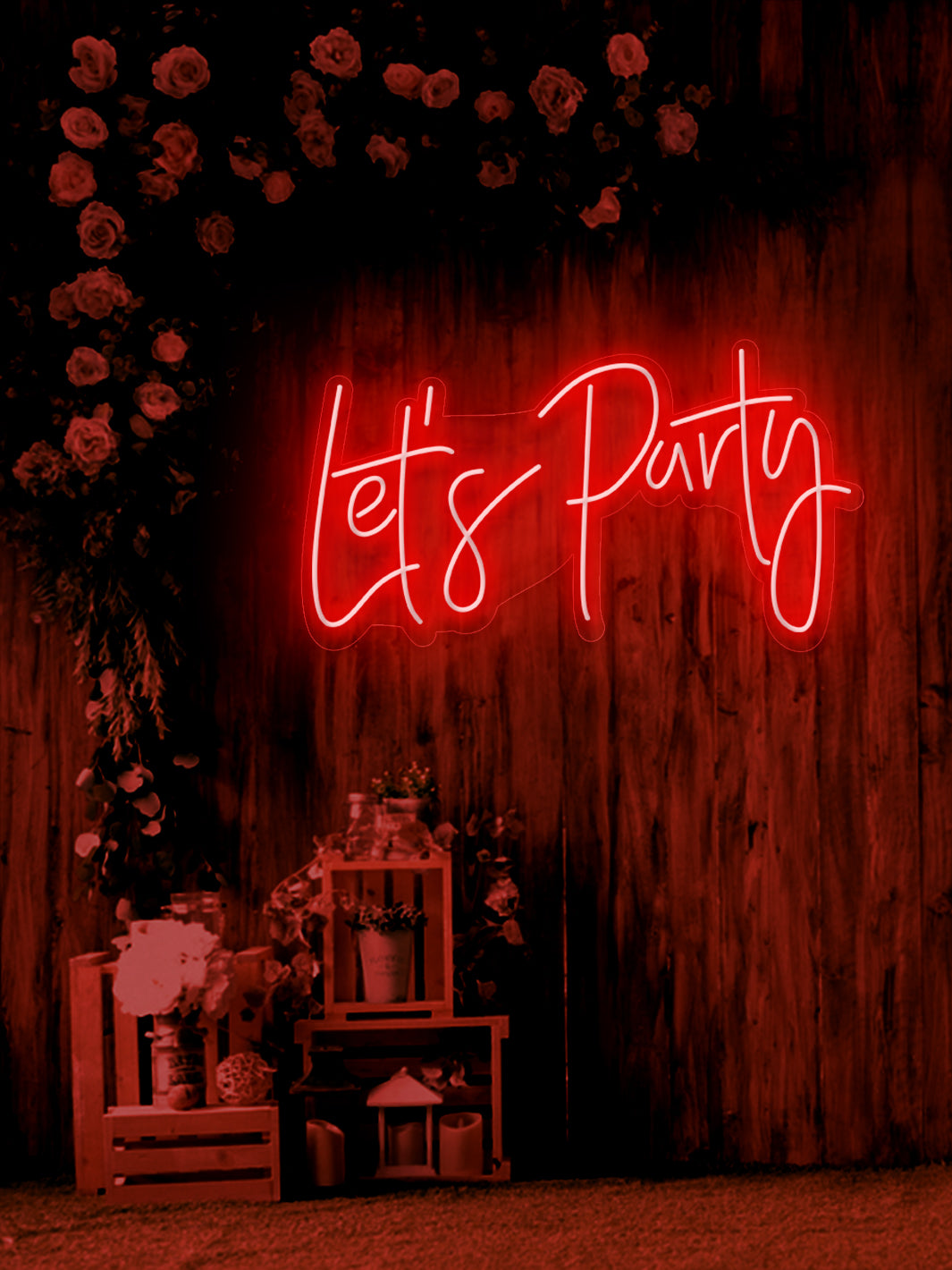 Let's party - LED Neon skilt