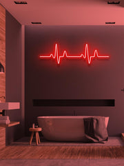 Heart beat - LED Neon skilt
