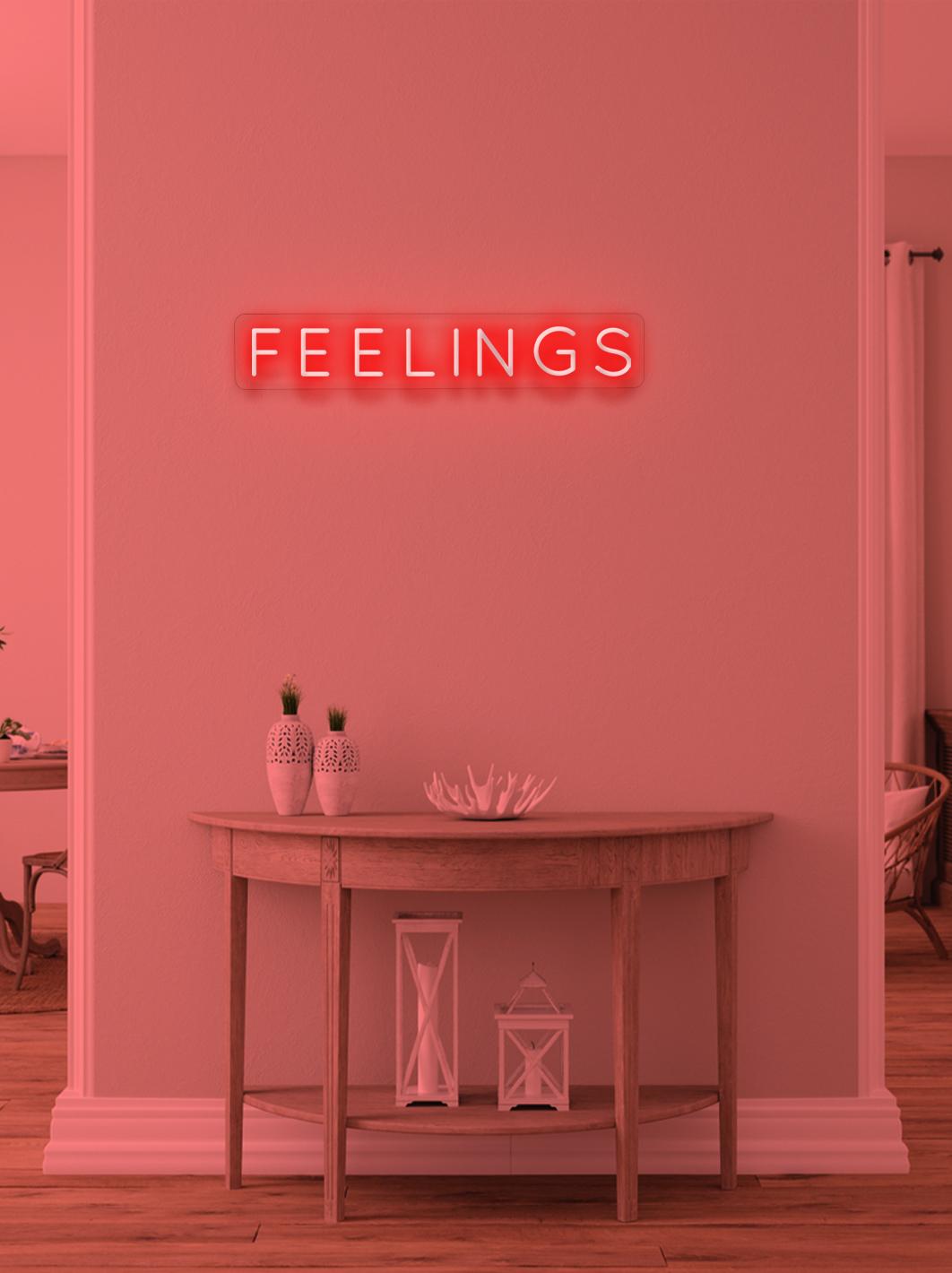 Feelings - LED Neon skilt