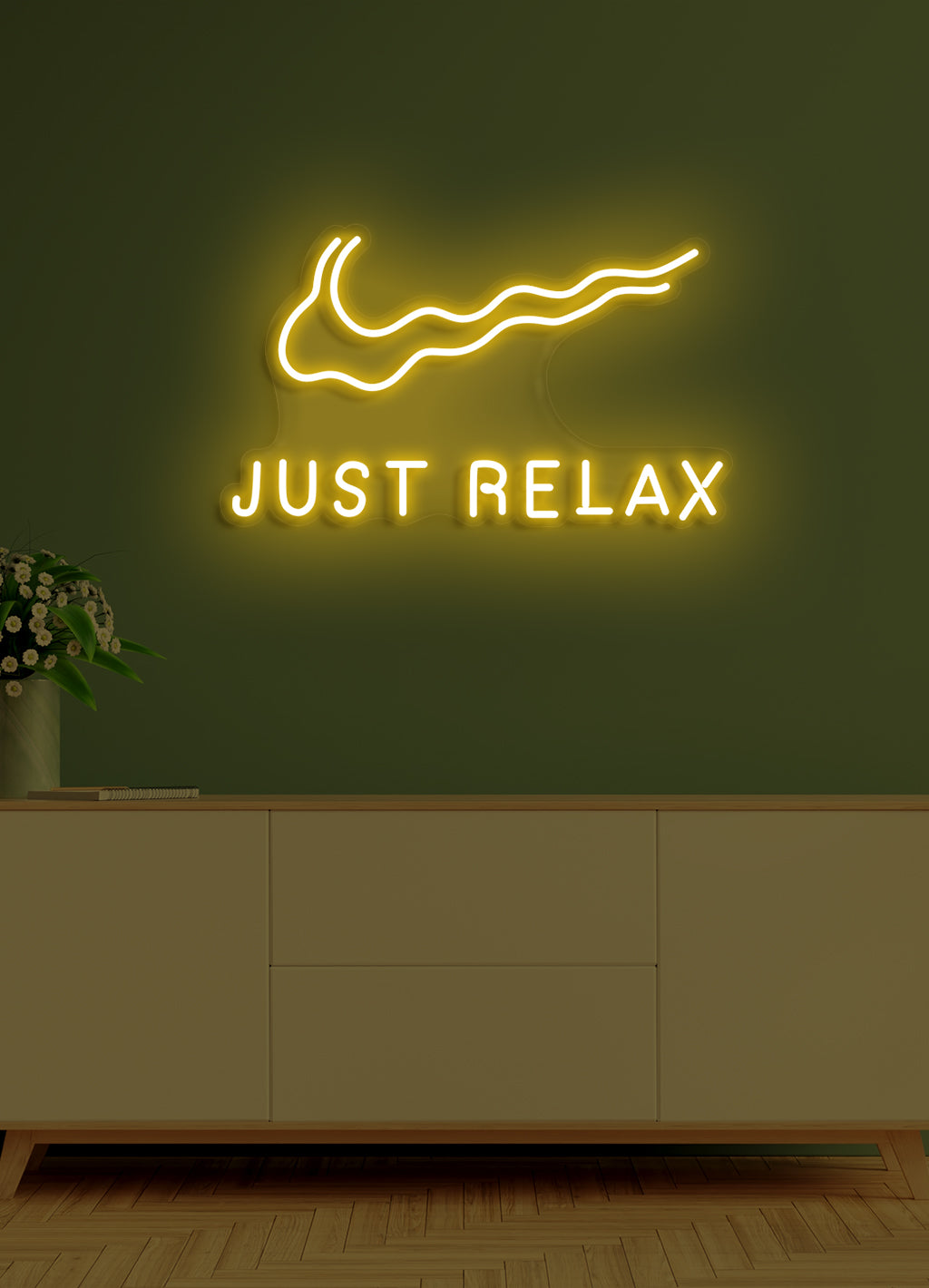 Bara slappna av - LED Neon skilt