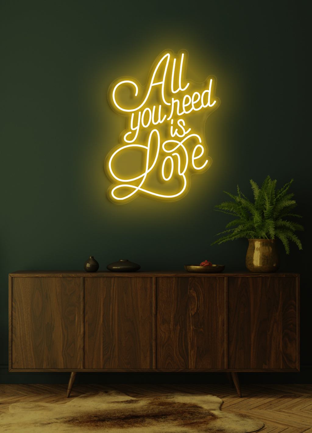 All you need is love - LED Neon skilt